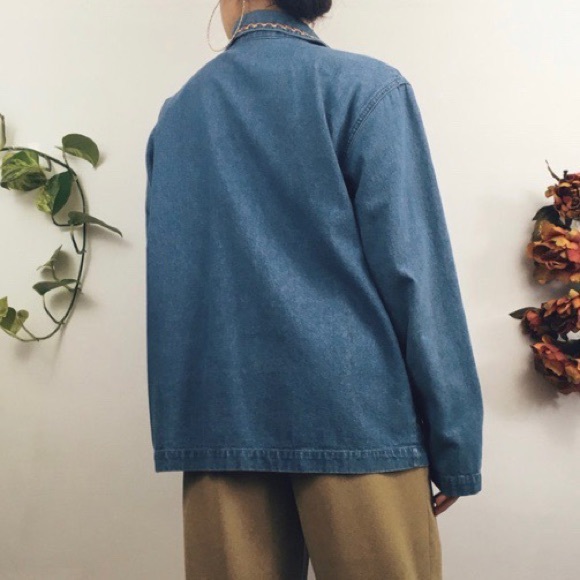 cute denim-like jacket - Picture 2 of 2